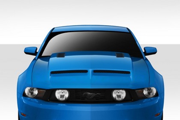 Duraflex CV-X Version 6 Hood 2010-12 Ford Mustang